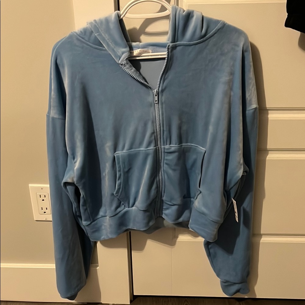 Ardene Blue Zip-Up Hoodie